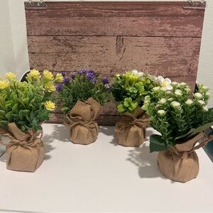 Artificial Plant Decorations small Fake Plants Indoor Outdoor